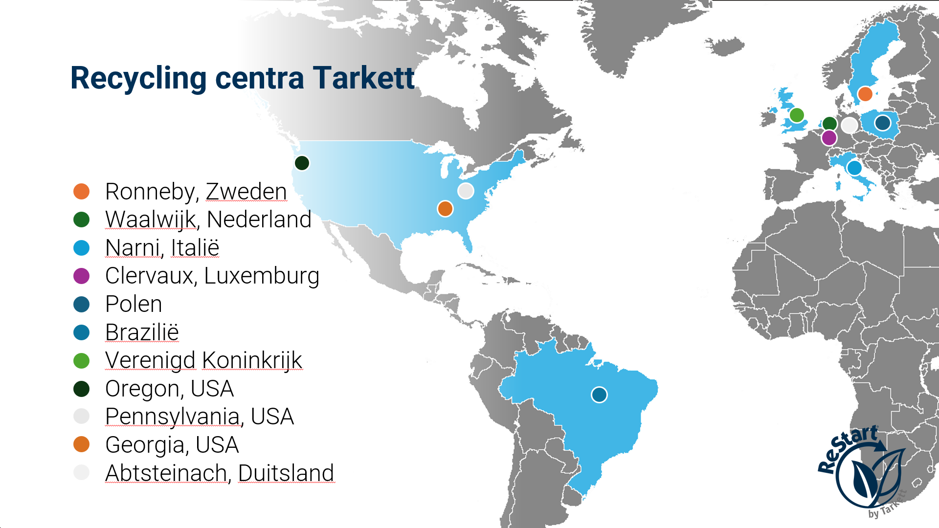 Tarkett recycling centra